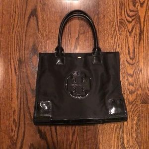 Mini Ella Patent Nylon Tote